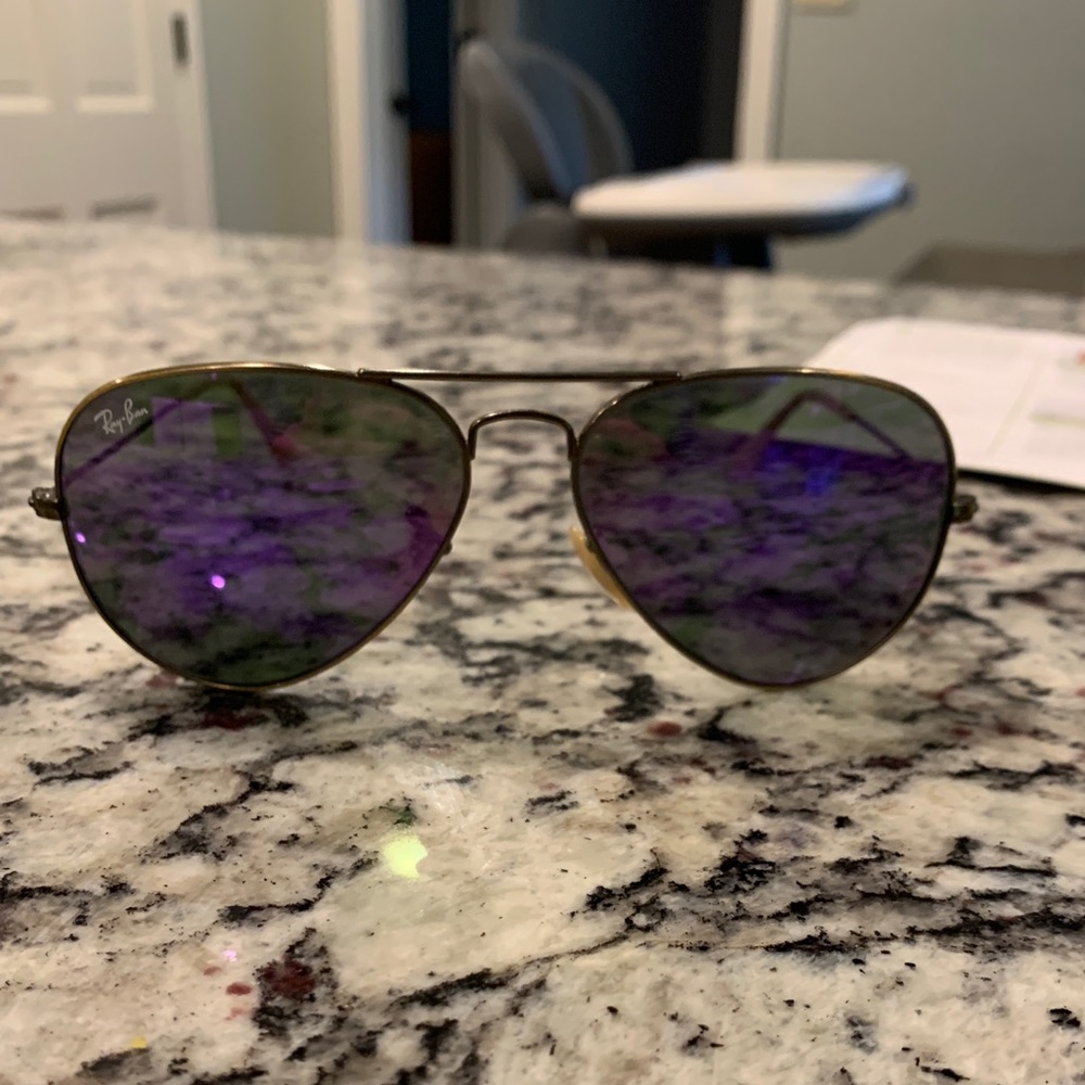 Purple ray bans